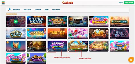 Cashmio casino login