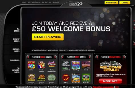 Dash video casino bonus