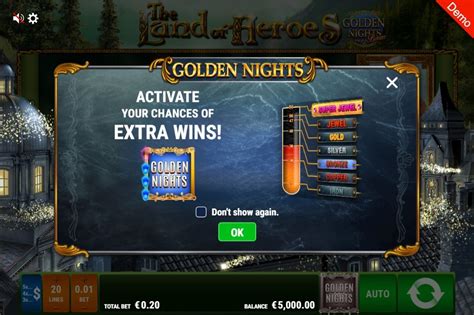Land Of Heroes Golden Night Bonus betsul