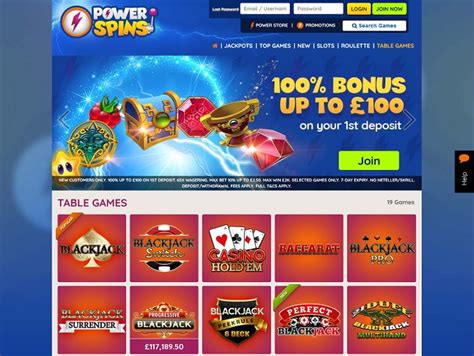 Power spins casino online