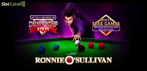Sporting Legends Ronnie O Sullivan 888 Casino