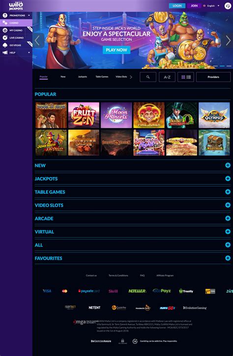 Wild jackpots casino review